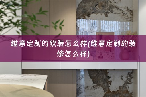 维意定制的怎么样(维意定制的装修怎么样)