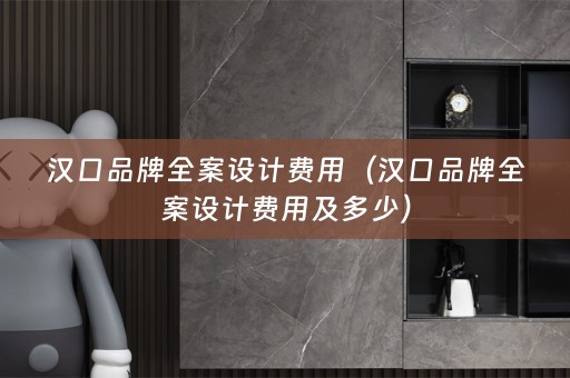 汉口品牌全案设计费用（汉口品牌全案设计费用及多少）