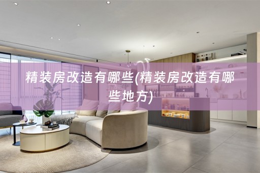 精装房改造有哪些(精装房改造有哪些地方)