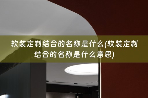 定制结合的名称是什么意思)