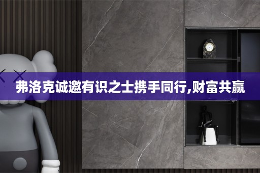 弗洛克诚邀有识之士携手同行,财富共赢
