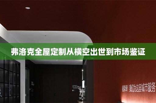 弗洛克从横空出世到市场鉴证
