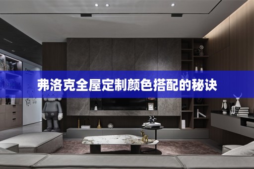 弗洛克颜色搭配的秘诀