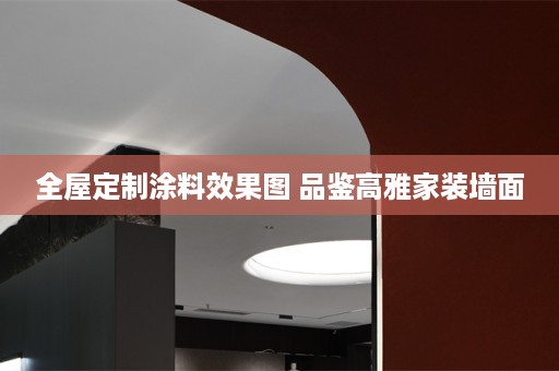 涂料效果图 品鉴高雅家装墙面