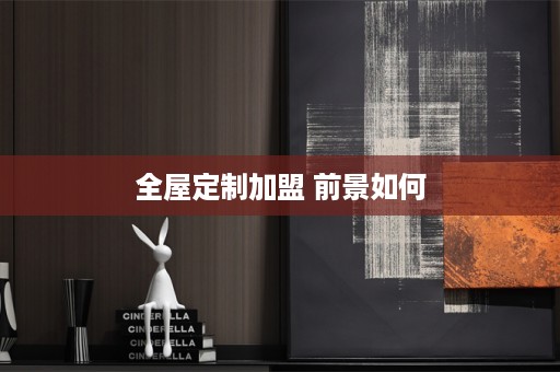 加盟 前景如何