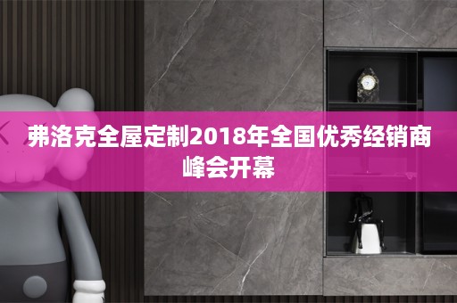 弗洛克2018年全国优秀经销商峰会开幕