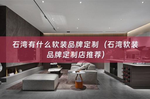 石湾有什么品牌定制店推荐）