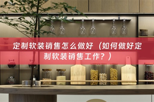 定制销售工作？）