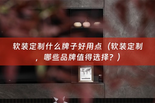 定制，哪些品牌值得选择？）