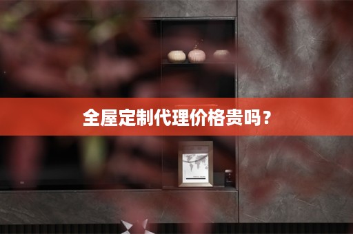代理价格贵吗？