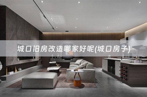 城口旧房改造哪家好呢(城口房子)