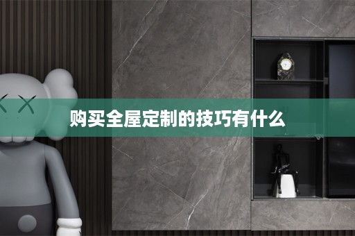 购买的技巧有什么