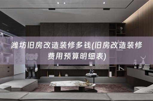 潍坊旧房改造装修多钱(旧房改造装修费用预算明细表)