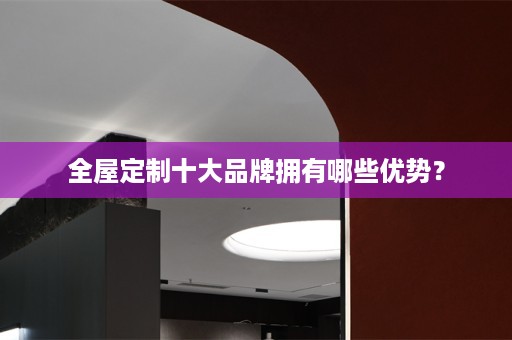 十大品牌拥有哪些优势？