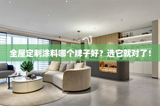 涂料哪个牌子好？选它就对了！