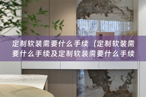定制需要什么手续和费用）