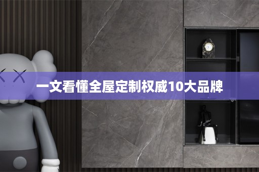一文看懂权威10大品牌