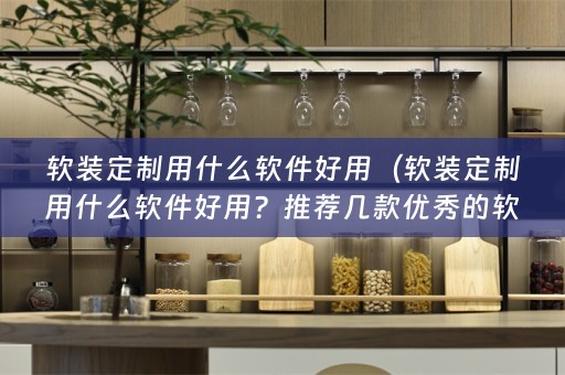 定制软件）
