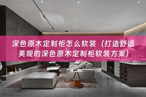 深色原木定制柜怎么方案）