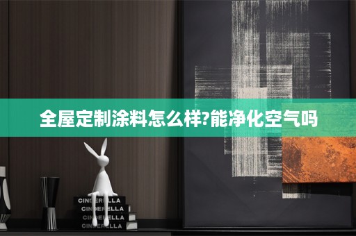 涂料怎么样?能净化空气吗