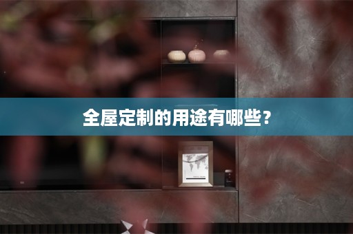 的用途有哪些？