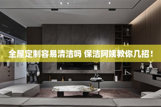 容易清洁吗 保洁阿姨教你几招！