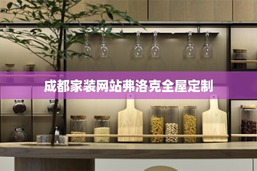 成都家装网站弗洛克