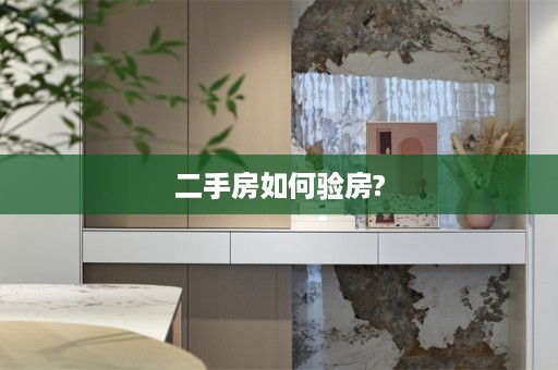 二手房如何验房?