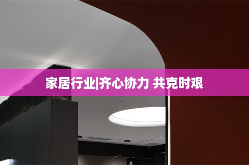 家居行业|齐心协力 共克时艰