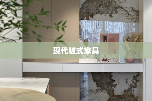 现代板式家具