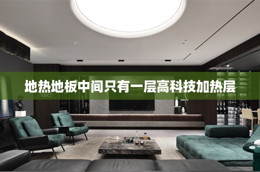 地热地板中间只有一层高科技加热层