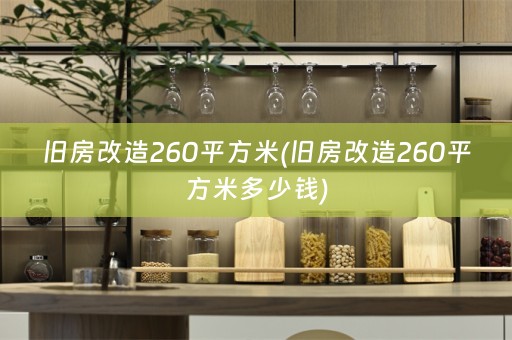 旧房改造260平方米(旧房改造260平方米多少钱)