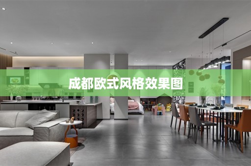 成都欧式风格效果图