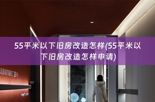 55平米以下旧房改造怎样(55平米以下旧房改造怎样申请)