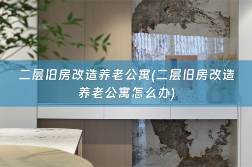 二层旧房改造养老公寓(二层旧房改造养老公寓怎么办)