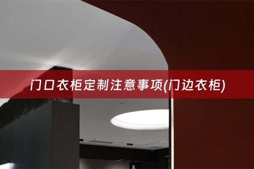 门口衣柜定制注意事项(门边衣柜)
