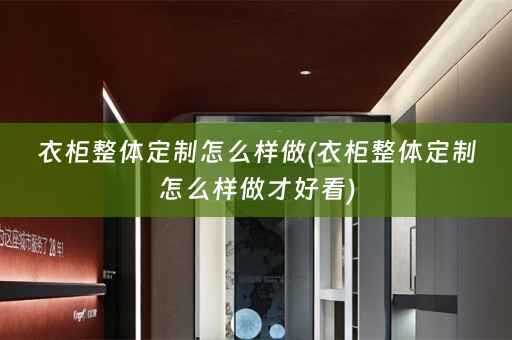 衣柜整体定制怎么样做(衣柜整体定制怎么样做才好看)