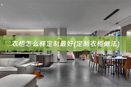衣柜怎么样定制最好(定制衣柜做法)