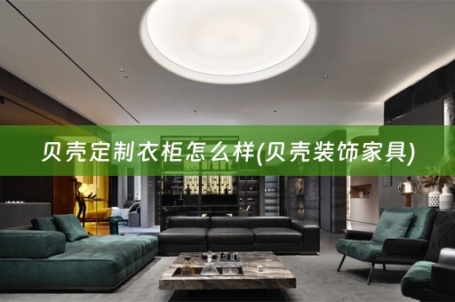 贝壳定制衣柜怎么样(贝壳装饰家具)