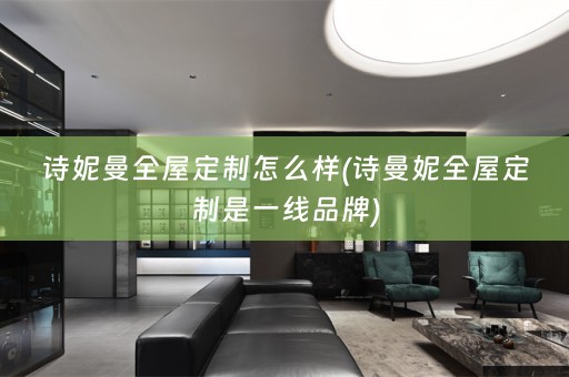 诗妮曼是一线品牌)