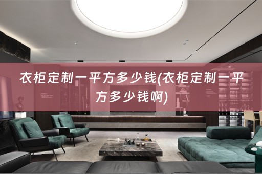 衣柜定制一平方多少钱(衣柜定制一平方多少钱啊)