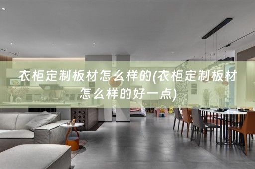 衣柜定制板材怎么样的(衣柜定制板材怎么样的好一点)