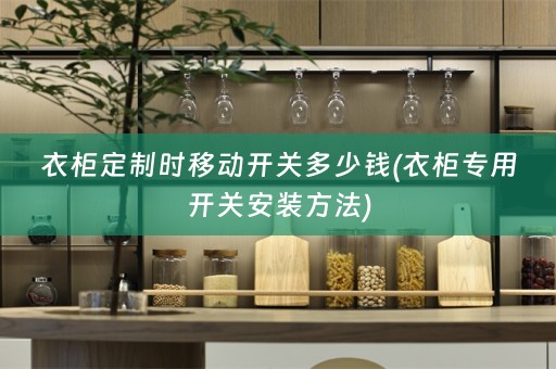 衣柜定制时移动开关多少钱(衣柜专用开关安装方法)