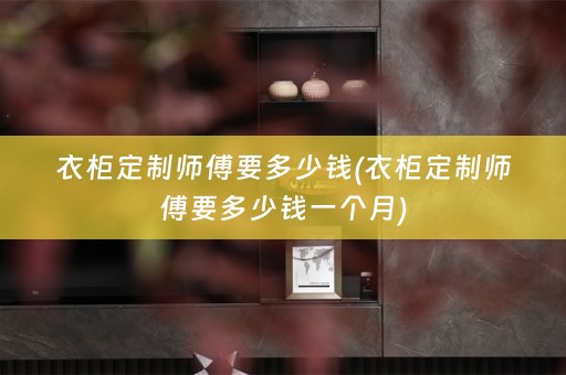 衣柜定制师傅要多少钱(衣柜定制师傅要多少钱一个月)