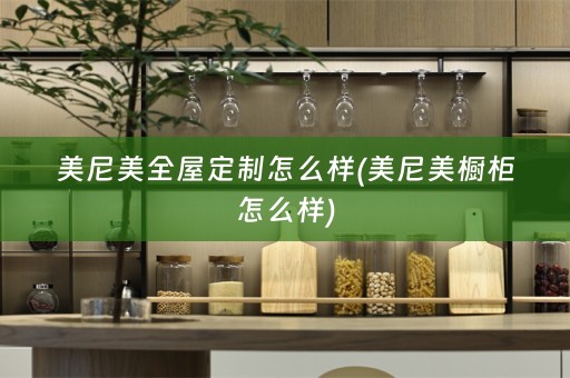 美尼美怎么样(美尼美橱柜怎么样)