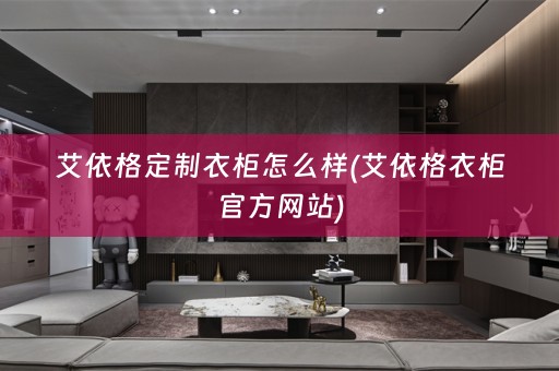 艾依格定制衣柜怎么样(艾依格衣柜官方网站)