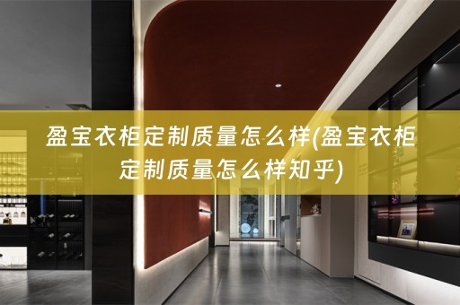 盈宝衣柜定制质量怎么样(盈宝衣柜定制质量怎么样知乎)