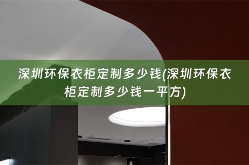 深圳环保衣柜定制多少钱(深圳环保衣柜定制多少钱一平方)