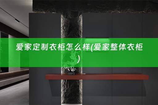 爱家定制衣柜怎么样(爱家整体衣柜)