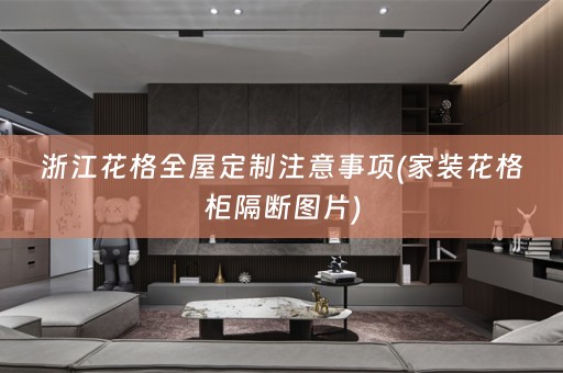 浙江花格注意事项(家装花格柜隔断图片)